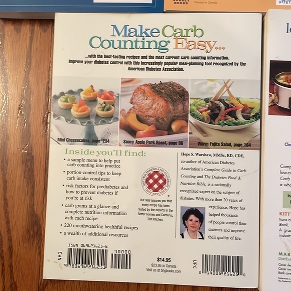 Lot of 5 books related to Diabetes information / cookbook Type One Juvenile - Picture 10 of 12